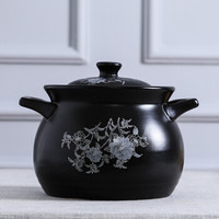 乐享 陶瓷砂锅汤煲 釉下养生炖锅 2.5L