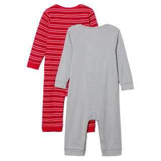 Old Navy 男婴儿 条纹长袖连体衣两件装