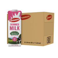 限上海：VONMORE 艾恩摩尔 脱脂牛奶 1L*6盒 *3件