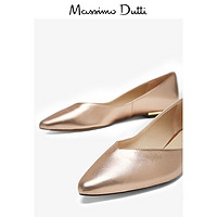 Massimo Dutti 16611221098 女士羊皮芭蕾鞋