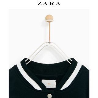 ZARA 女童 撞色绒毛质感外套