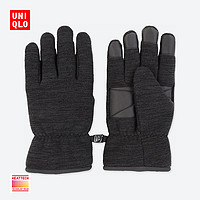 UNIQLO 优衣库 400045 HEATTECH内衬 男士摇粒绒手套