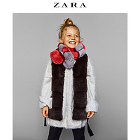 ZARA 03791709055 女童人造皮草背心