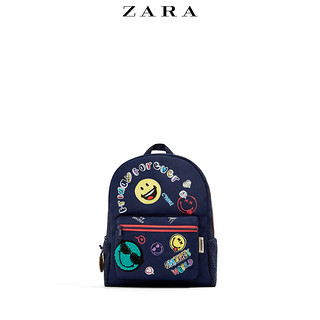 ZARA  儿童微笑图标装饰背包