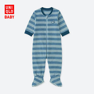 UNIQLO 优衣库 404120  弹力细摇粒绒连体衣