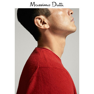 Massimo Dutti 00933409599 男款纹理针织衫 