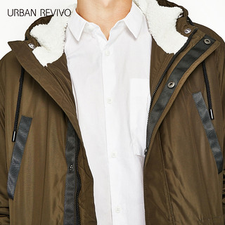 URBAN REVIVO MH51S1JN2000 男士棉服外套