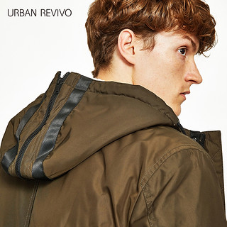 URBAN REVIVO MH51S1JN2000 男士棉服外套