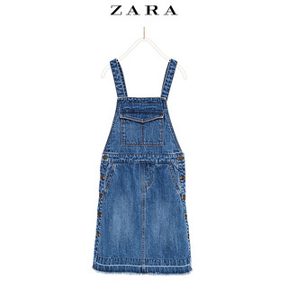 ZARA  04433726400 儿童牛仔背带裙 