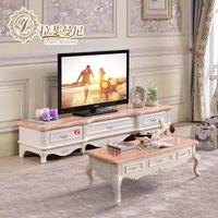 拉斐曼尼 欧式大理石茶几+电视柜组合