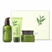 innisfree 悦诗风吟 小绿瓶精华套装 精华80ml+洗面奶30ml+面霜20ml