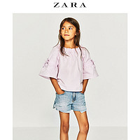 ZARA  06092703602 蝴蝶结牛津衬衫