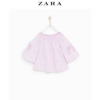 ZARA  06092703602 蝴蝶结牛津衬衫