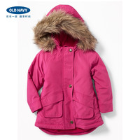Old Navy 赖海军 857127 女童仿毛领加厚保暖外套