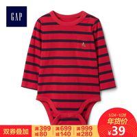 Gap 盖璞 布莱纳小熊系列 35320-1 长袖连体衣