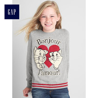 Gap x Disney 迪士尼系列 925848 猫儿历险记 儿童圆领针织衫