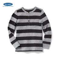Old Navy 819055 男童亨利领长袖T恤