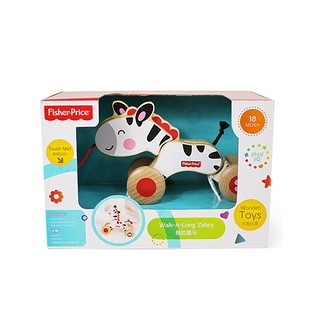 Fisher-Price 费雪 FP1009 婴儿木制拖拉小车 学步玩具