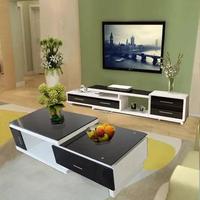 木巴 DSG108+CJ108 拉伸电视柜+茶几组合