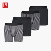 UNIQLO 优衣库 400685 男士针织短裤 4件装