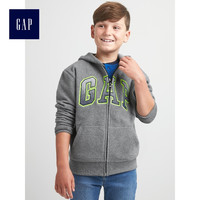 Gap 男童 秋冬摇粒绒连帽卫衣