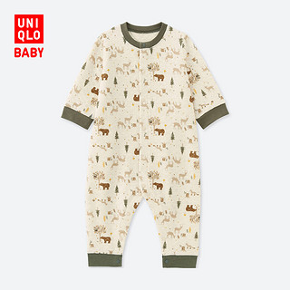 UNIQLO 优衣库 02112 婴儿压线连体衣