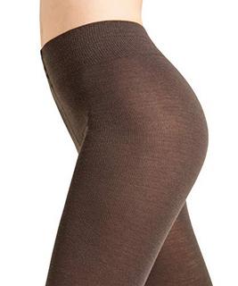 Falke softmerino 48425 秋冬羊毛混纺连裤袜 Brown (Dark Brown)