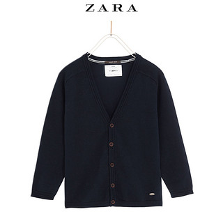 ZARA 05536763401 儿童纯色针织开衫 