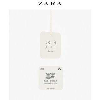 ZARA  03231220400 纯色口袋细节长袖T恤 