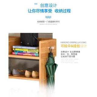 匠林家私 多层防尘收纳鞋架 (红叶枫木 四层)