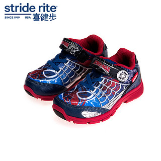 stride rite 喜健步 男童漫威英雄魔术贴闪灯运动鞋