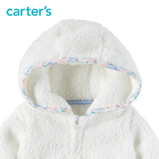 Carter's 仿羊羔绒加厚连体衣