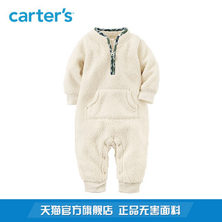 Carter's 118H680 M 仿羊羔绒保暖爬服连体衣