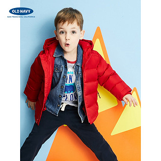 Old Navy 老海军 855714 儿童连帽纯色羽绒服