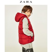 ZARA 童装男童 05992765600 连帽背心