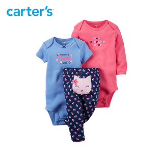 Carter's 婴儿卡通连体衣 3件套装 