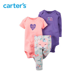 Carter's 婴儿卡通连体衣 3件套装 