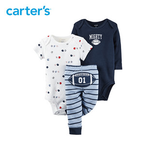 Carter's 婴儿卡通连体衣 3件套装 