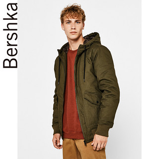 Bershka 06370138505 男士连帽飞行员夹克