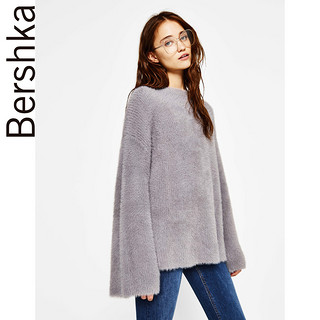 Bershka 06798111802 女士亚洲限喇叭袖针织衫