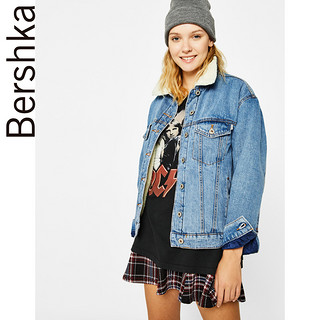 Bershka 06439503428 oversize加绒牛仔外套 