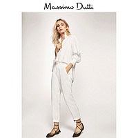 Massimo Dutti 05021953712 女士亚麻休闲长裤