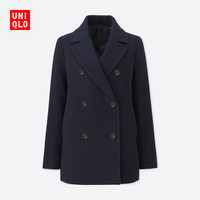 UNIQLO 优衣库 401699 女士羊毛混纺双排扣大衣