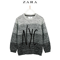 ZARA 00367760803 儿童渐变色圆领针织毛衣 