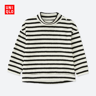 UNIQLO 优衣库 402279 婴幼儿摇粒绒高领T恤  