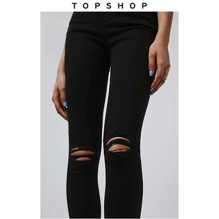 TOPSHOP JAMIE 02K44JBLK 女士牛仔裤