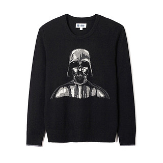 Gap×Star Wars 星球大战合作系列 黑武士 羊毛混纺针织衫