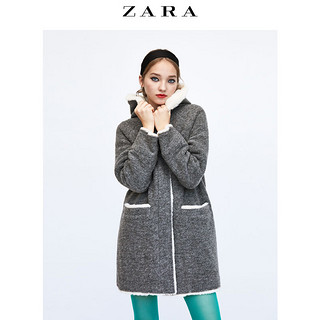 ZARA TRF 01255214811 女士羊毛混纺大衣