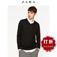 ZARA 00693407800 美利奴羊毛 男士针织衫