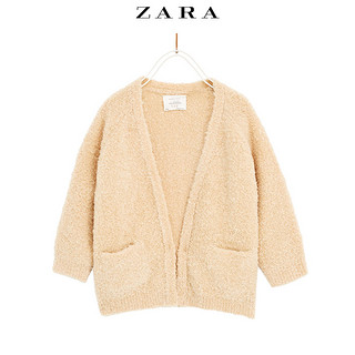 ZARA 04127559942 女童毛圈线长外套